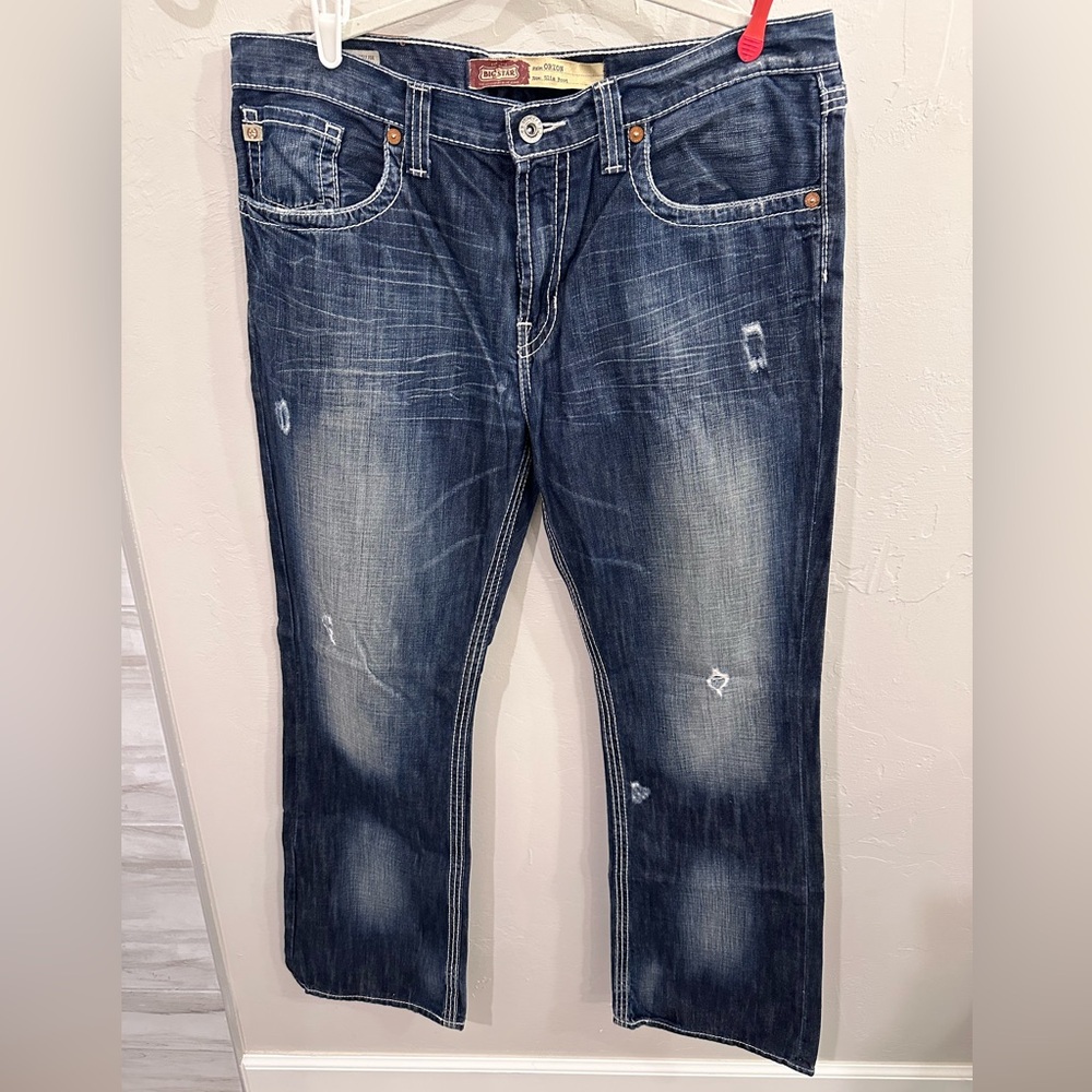 Big Star Men's Orion Slim Boot Jeans Sz 36R